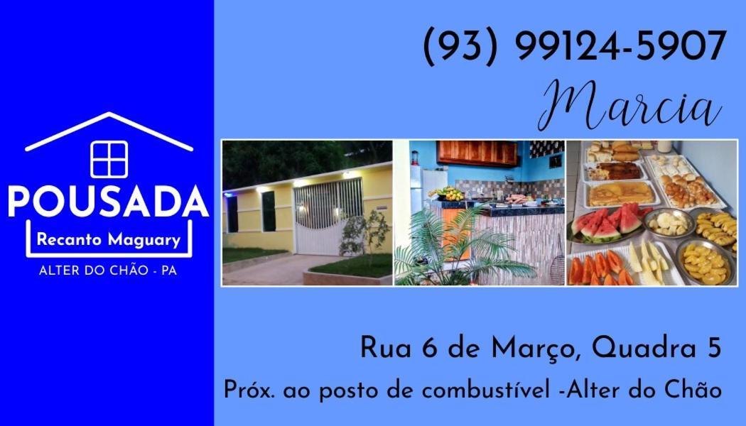 אלטר דו צ'או Pousada Recanto Maguary מראה חיצוני תמונה